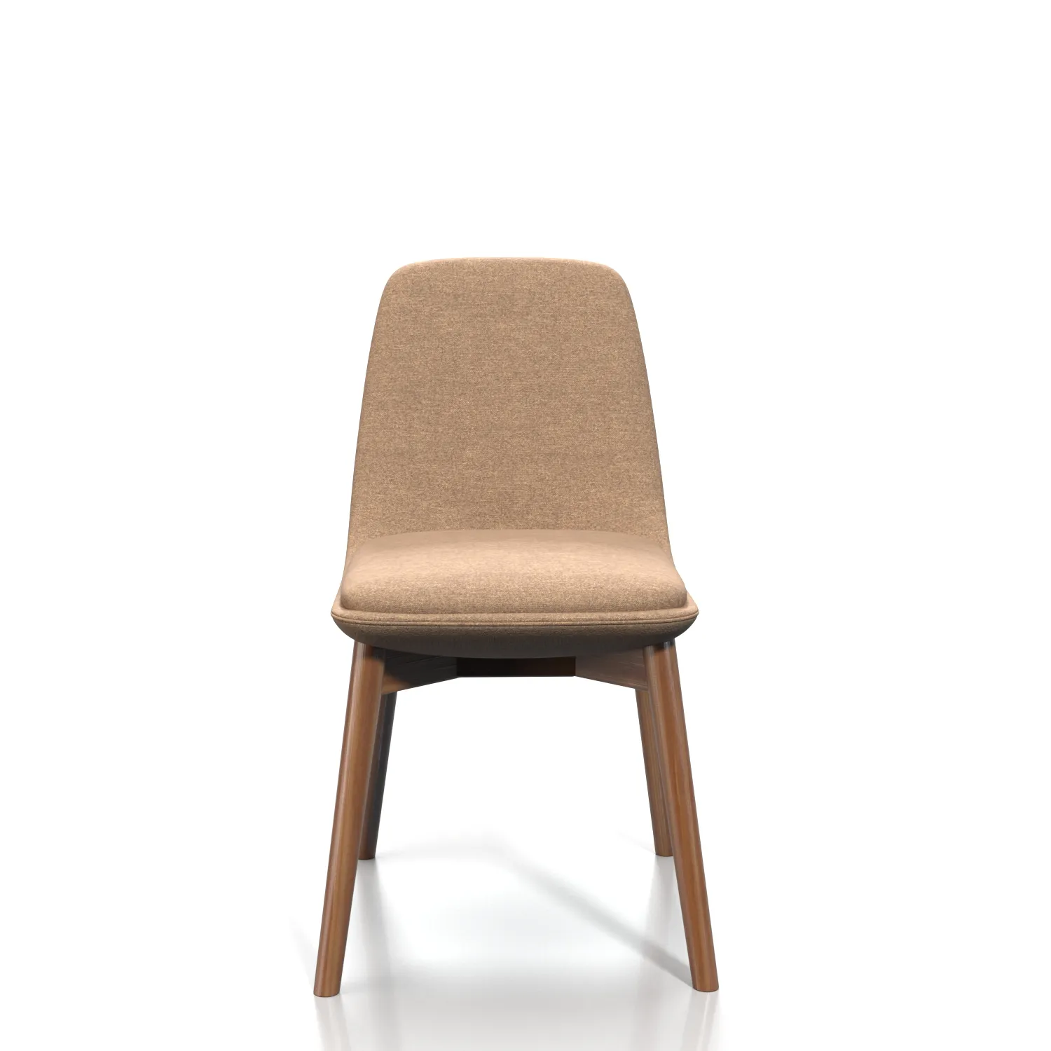 Chloe Chair wood Legs PBR 3D Model_04